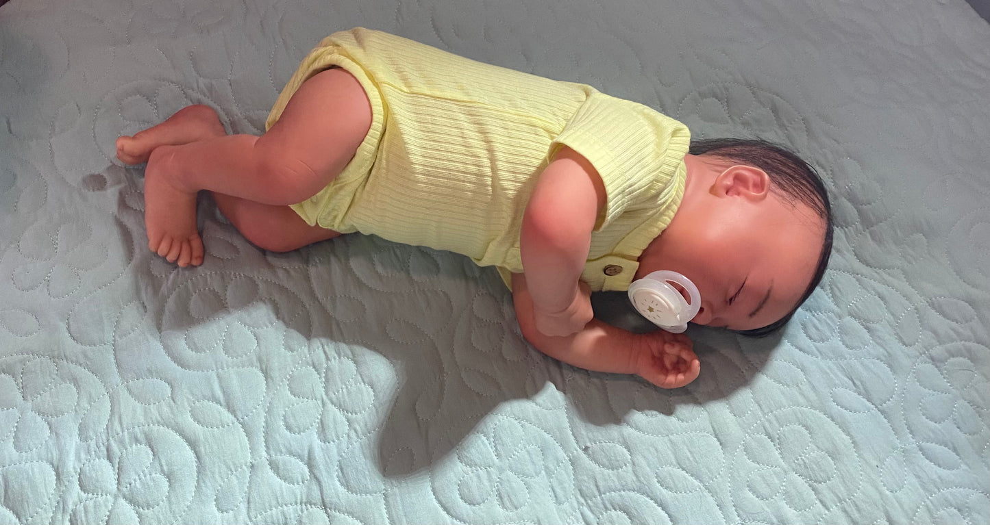 Realborn Katie Sleeping (18" Reborn Doll) Painted And Rooted