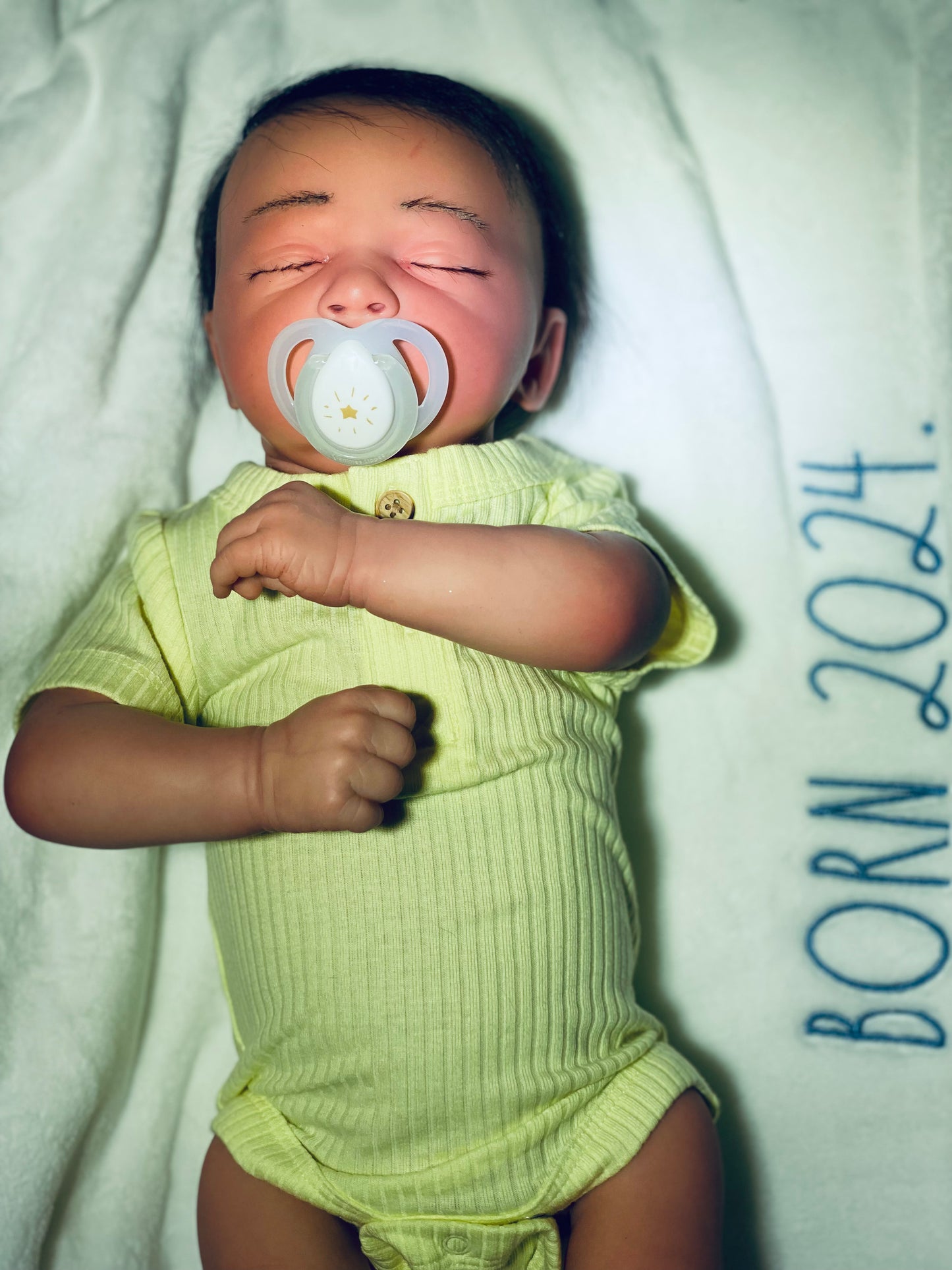 Realborn Katie Sleeping (18" Reborn Doll) Painted And Rooted