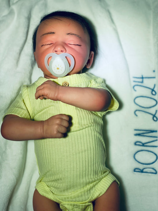 Realborn Katie Sleeping (18" Reborn Doll) Painted And Rooted