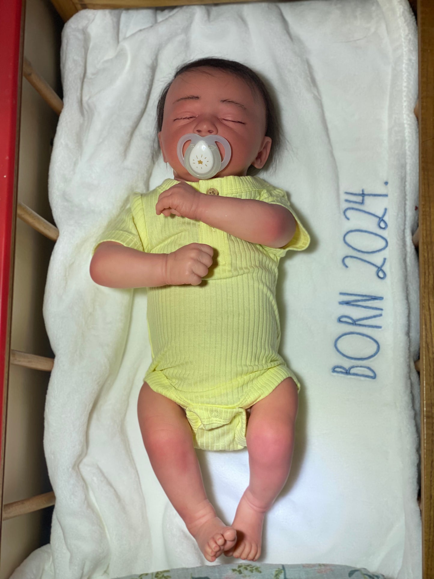 Realborn Katie Sleeping (18" Reborn Doll) Painted And Rooted