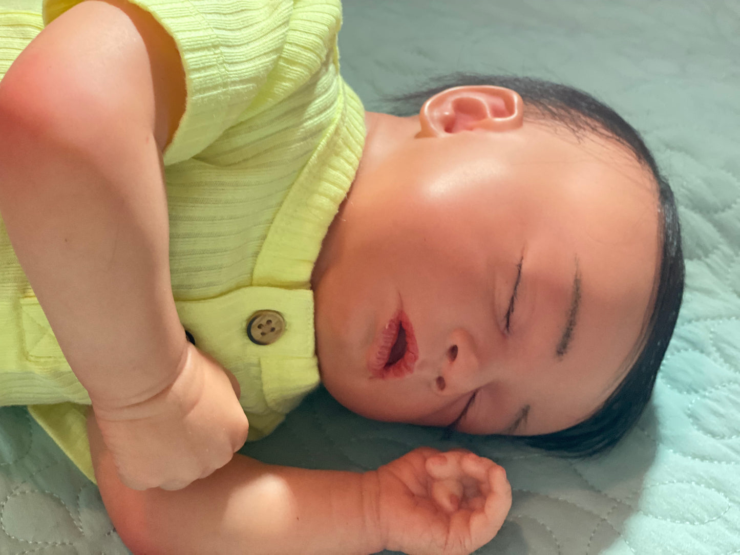 Realborn Katie Sleeping (18" Reborn Doll) Painted And Rooted