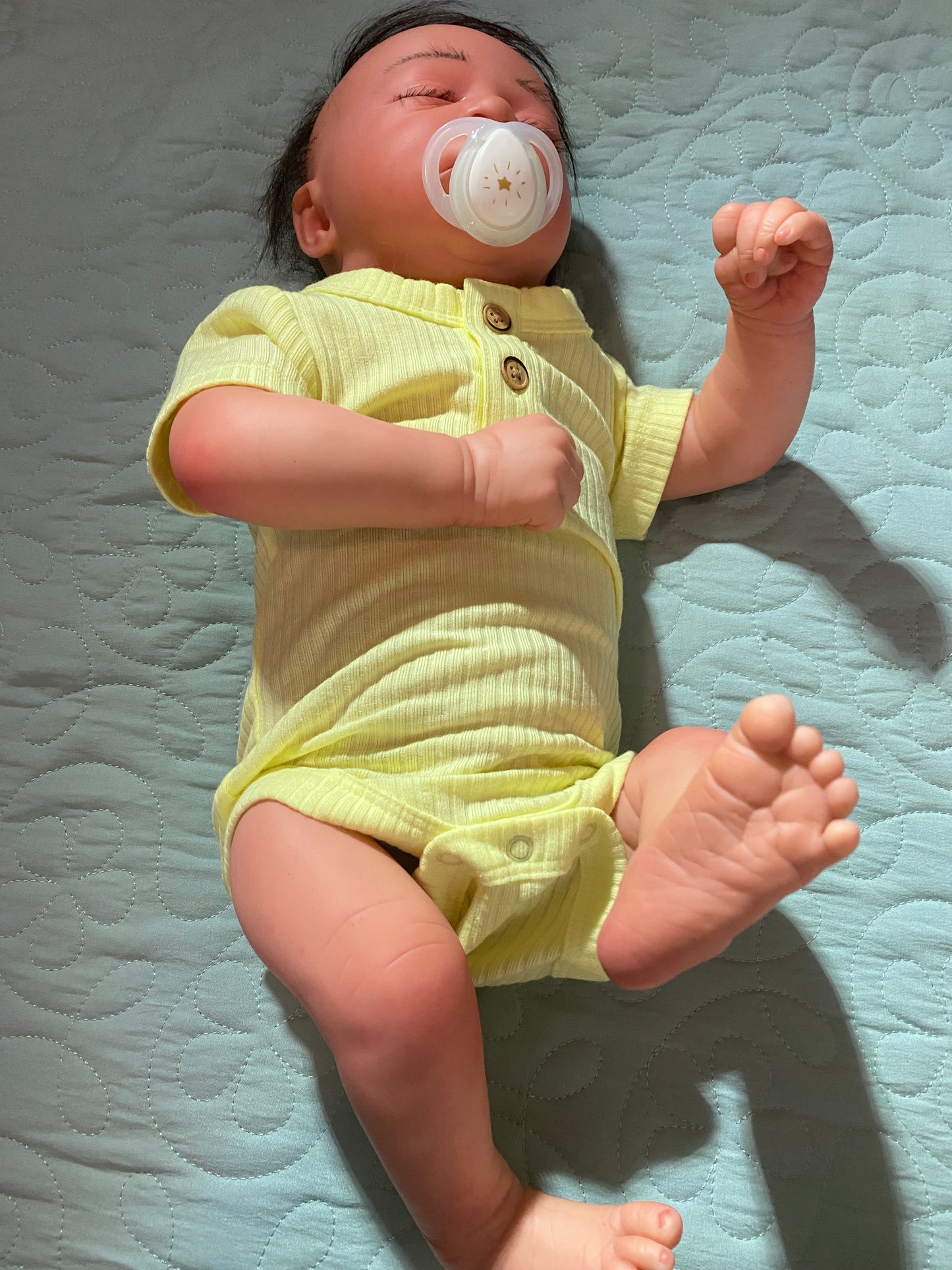 Realborn Katie Sleeping (18" Reborn Doll) Painted And Rooted